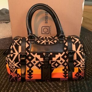 LAMB- Authentic 🍀 EUC! ULTRA RARE Colville Satchel Southwest Boston/Boho Handbag
